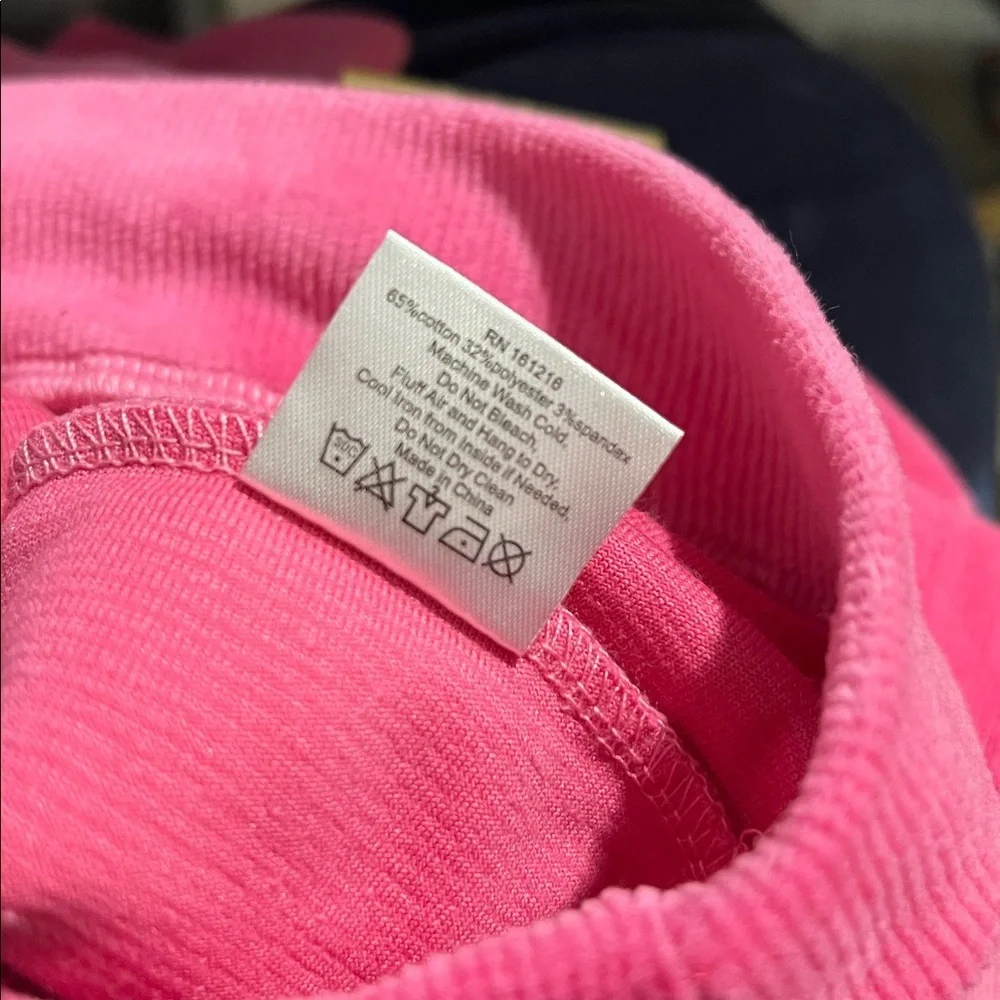 Tricot Kid Girls Pajama Set Pink Shirt Pants Cotton Blend Brand New